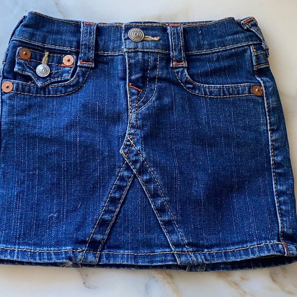 True Religion toddler new mini skirt
